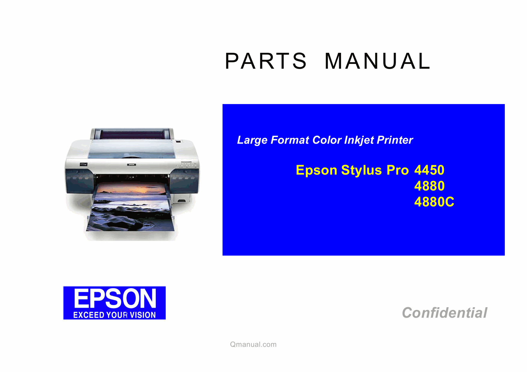EPSON StylusPro 4450 4880 4880C Parts Manual-1